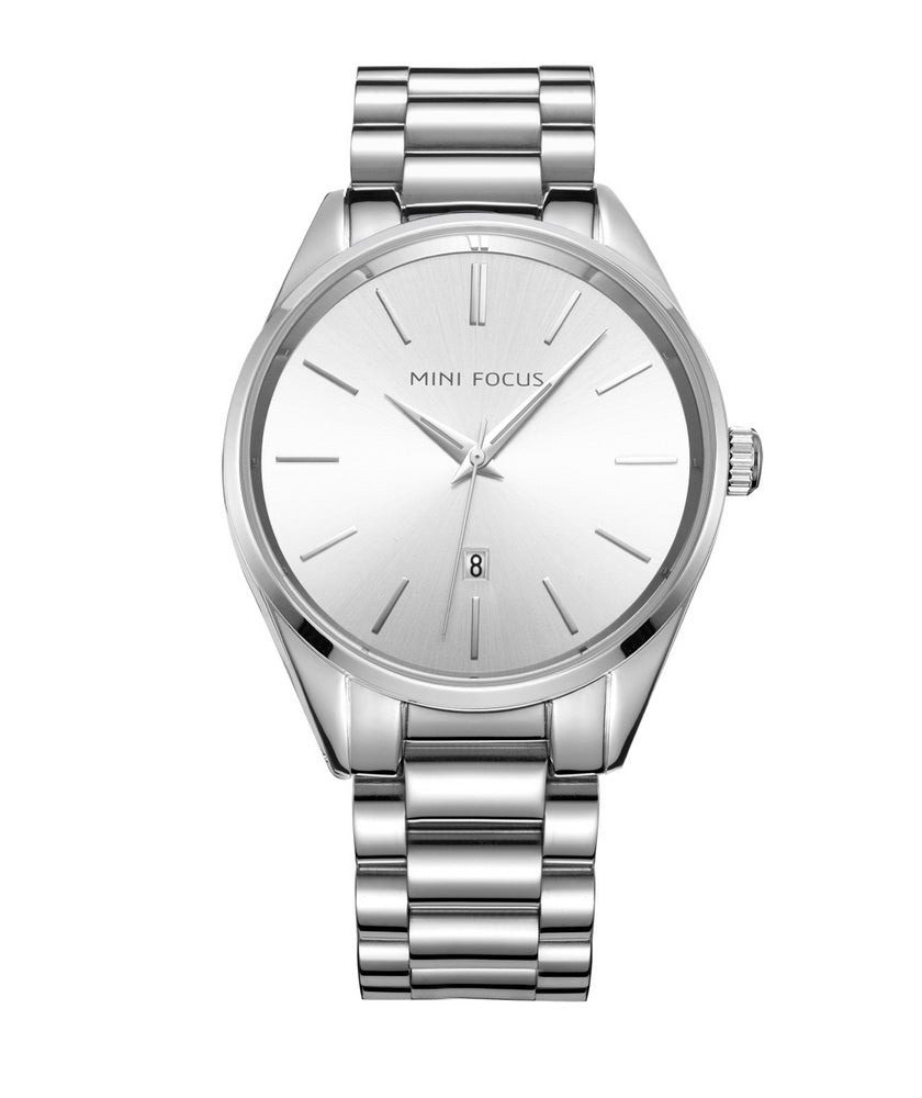 Classic Slim Steel Bracelet — Silver White