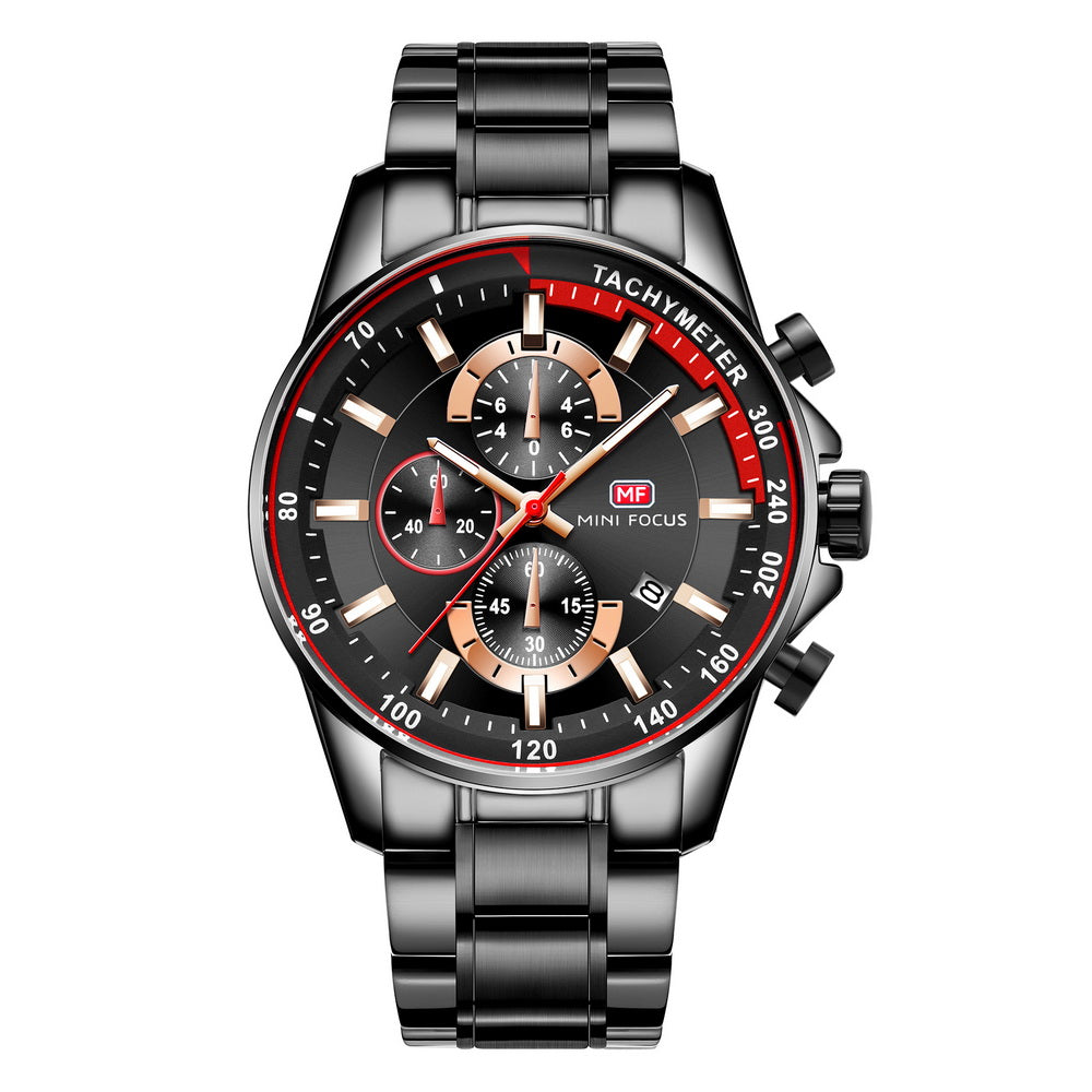 Racing Chronograph Steel — Black