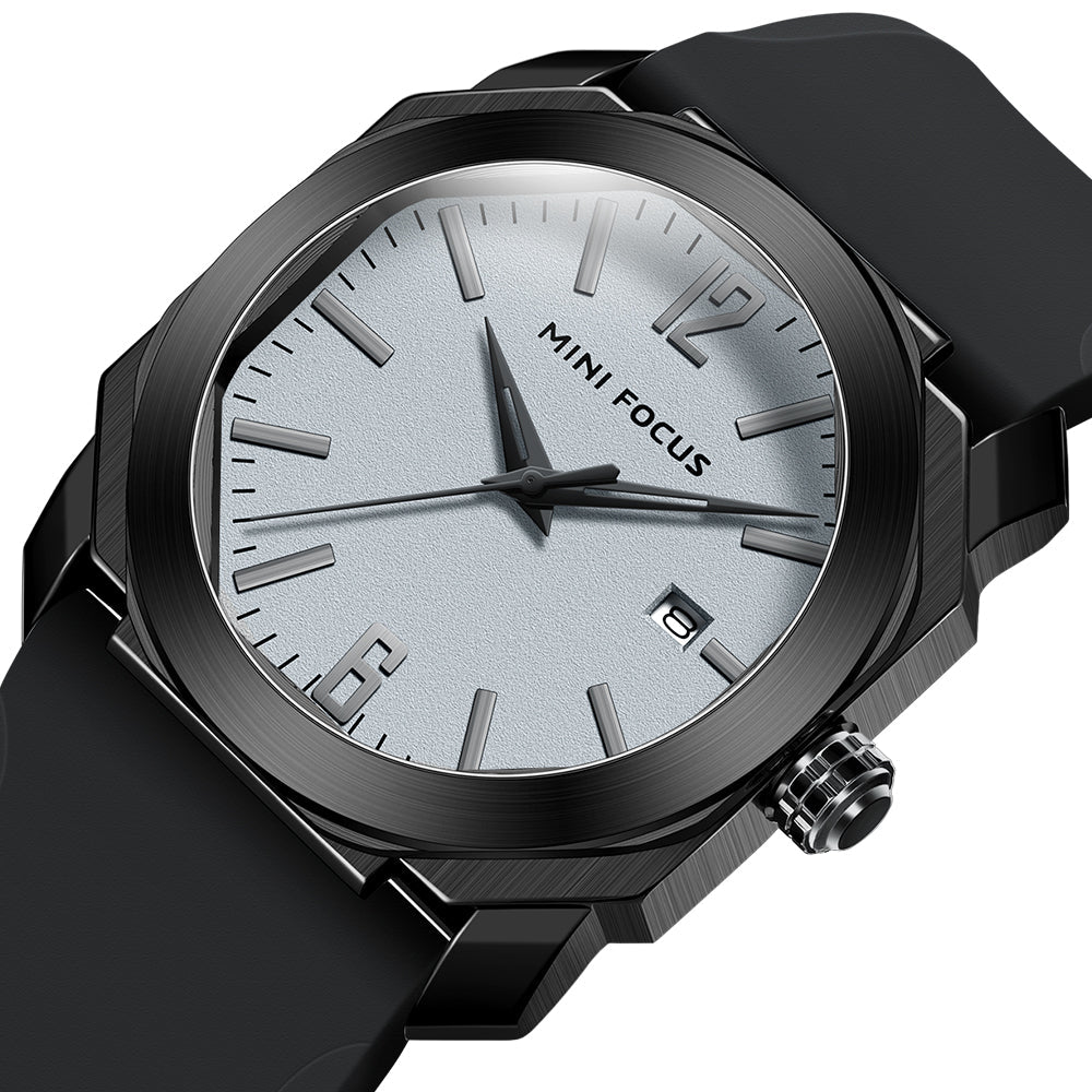 Octagon Sport Silicone — Black Grey