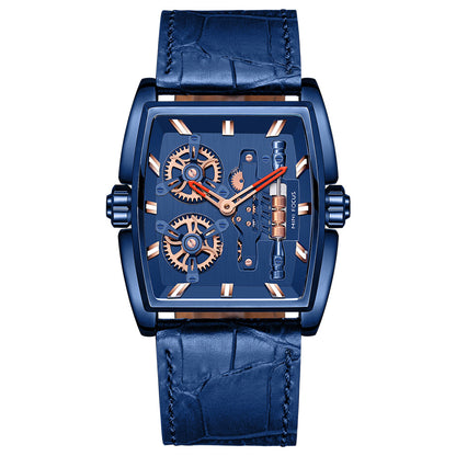 Tonneau Skeleton Classic — Leather — Blue Leather