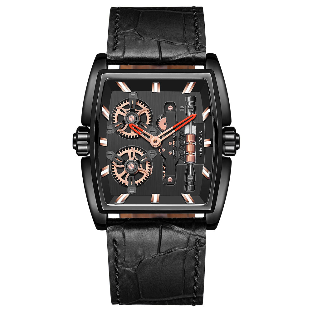 Tonneau Skeleton Classic — Leather — Black Leather