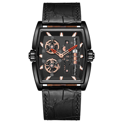 Tonneau Skeleton Classic — Leather — Black Leather