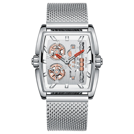 Tonneau Skeleton Classic — Steel — Silver Mesh