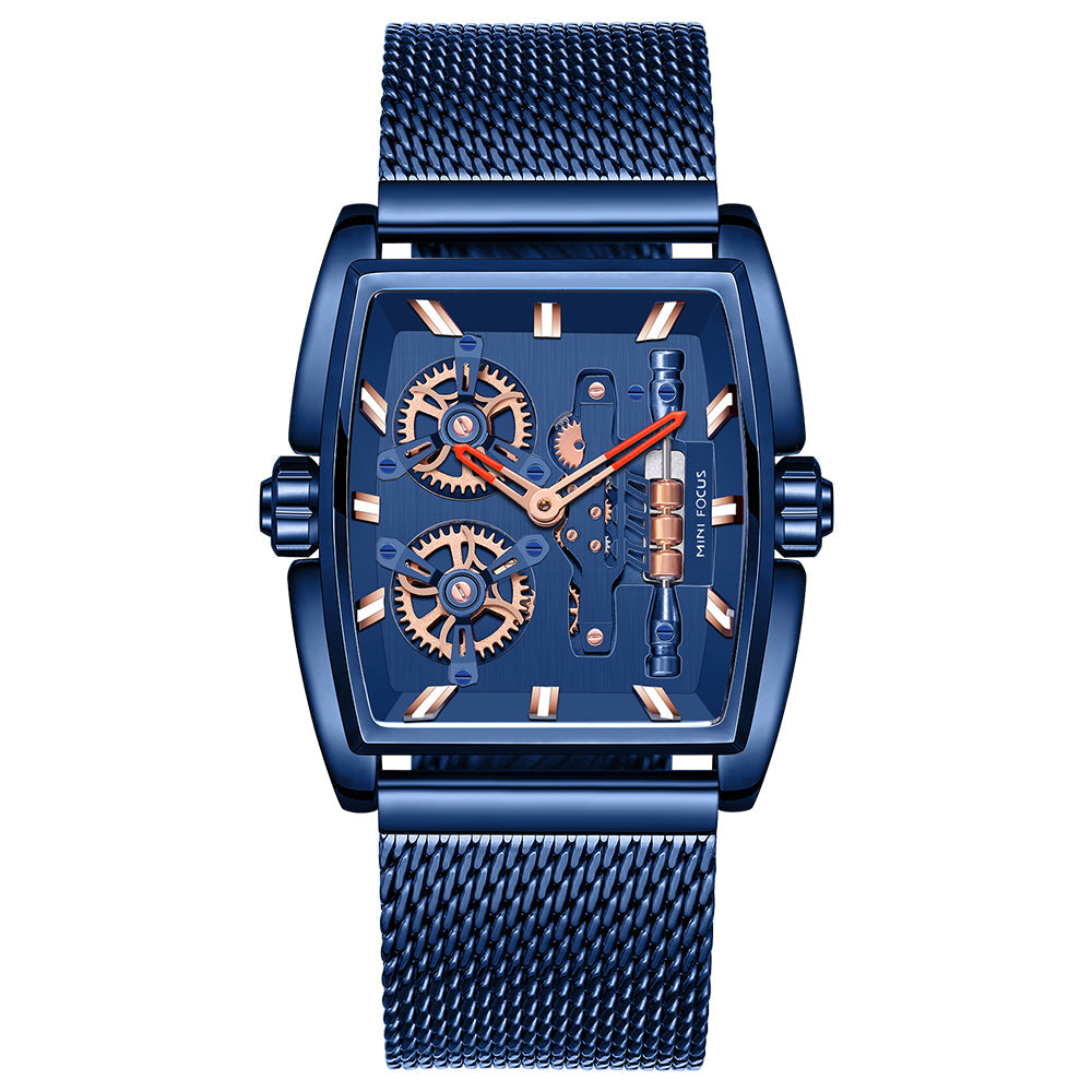 Tonneau Skeleton Classic — Steel — Blue Mesh