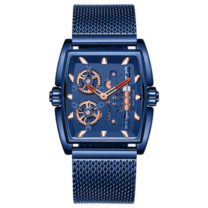 Tonneau Skeleton Classic — Steel — Blue Mesh