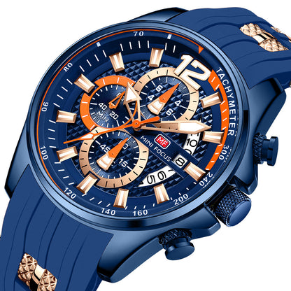 Racing Sport Chronograph — Blue Orange