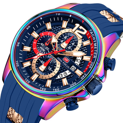 Racing Sport Chronograph — Rainbow Blue