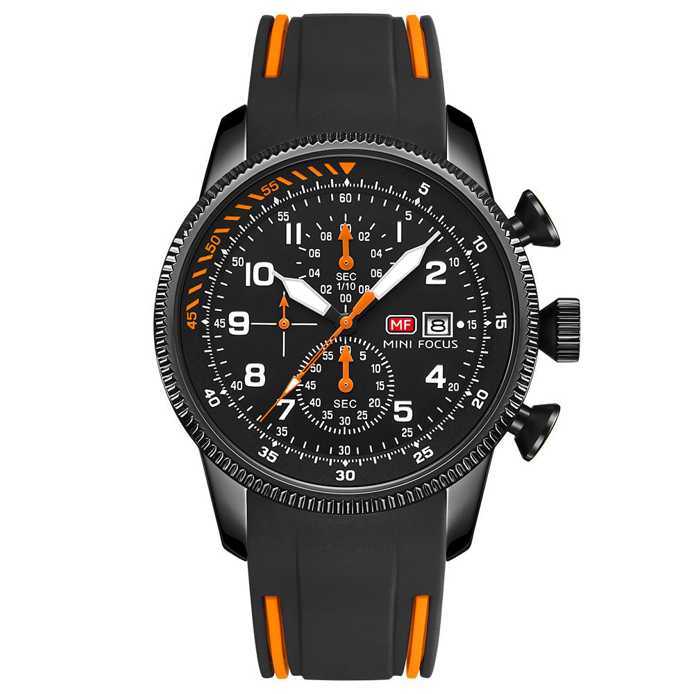 Pilot Racing Chronograph — Black Orange