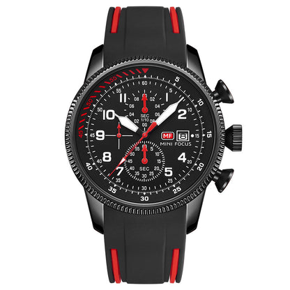 Pilot Racing Chronograph — Black Red