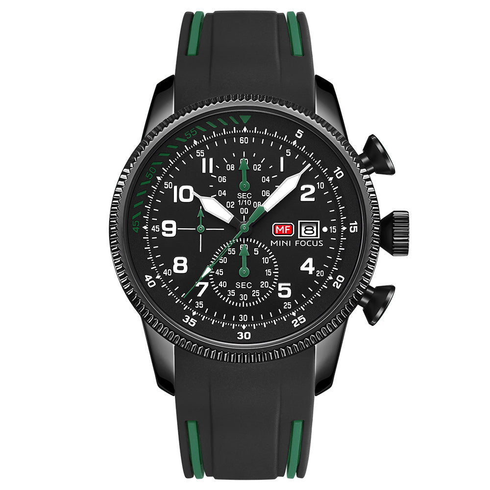 Pilot Racing Chronograph — Black Green