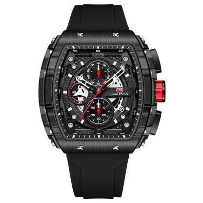 Tonneau Skeleton Chrono II — Black