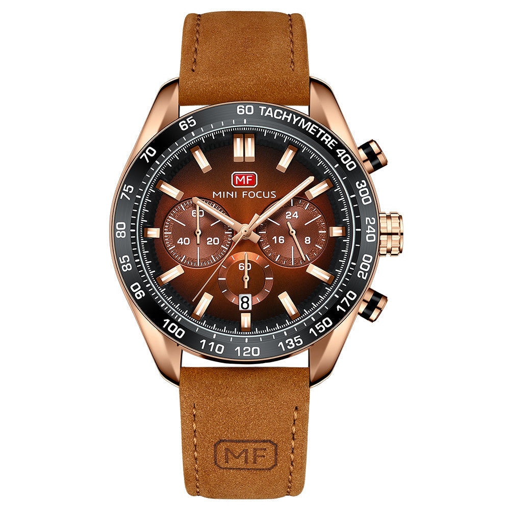 Tachymeter Chronograph — Brown Rose Gold
