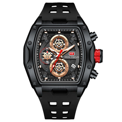 Tonneau Skeleton Chrono — Black