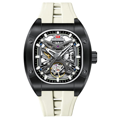 Tonneau Skeleton Silicone — Black White