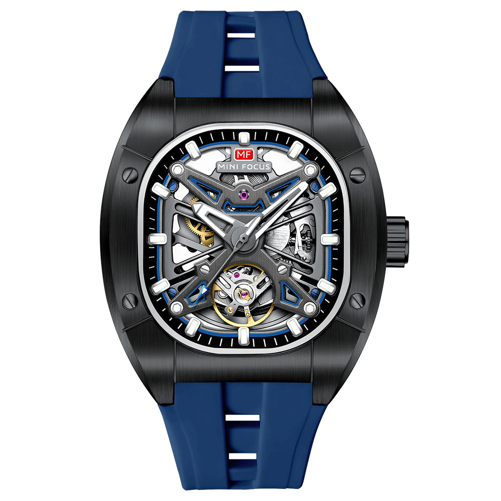 Tonneau Skeleton Silicone — Black Blue