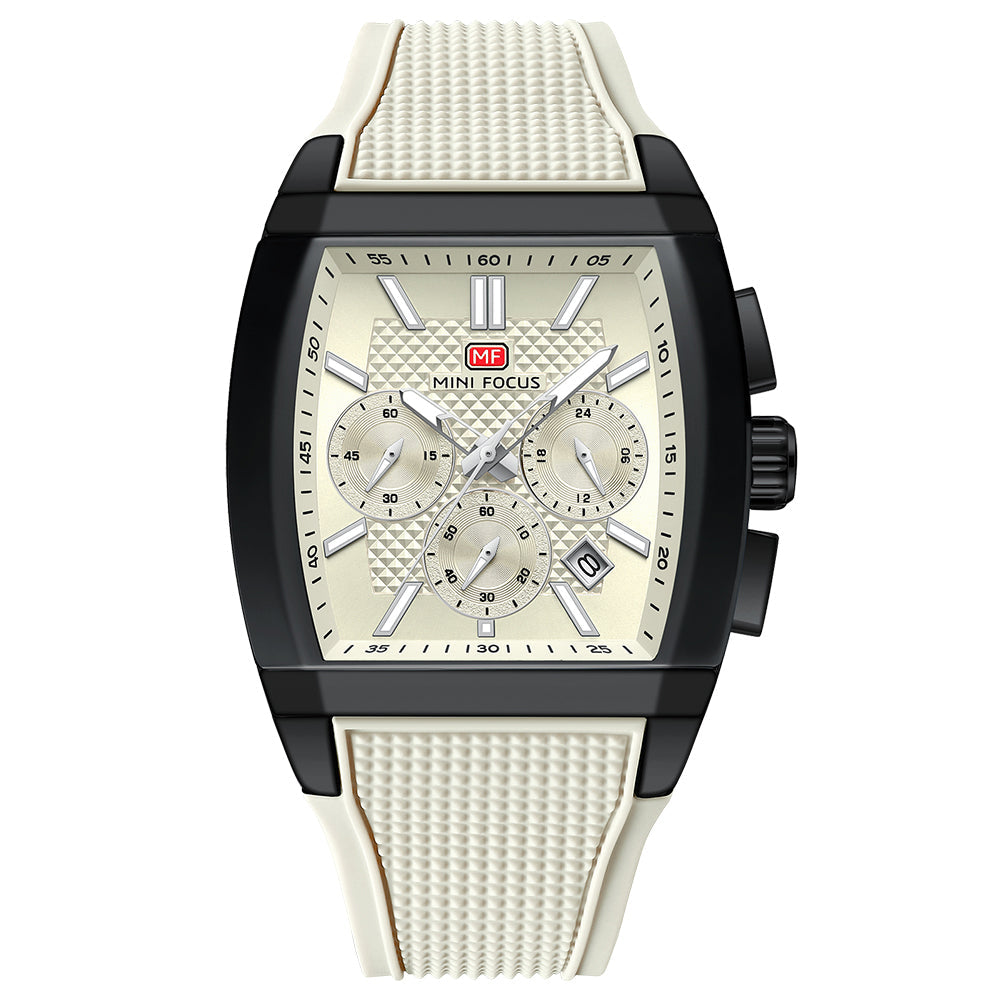 Tonneau Sport Chronograph — Black White