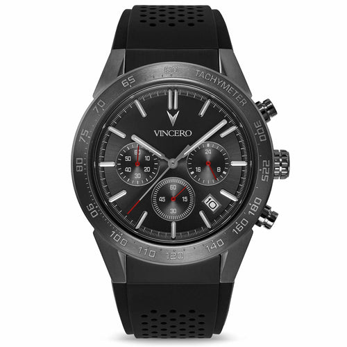 The Rogue - Gunmetal/Red — Vincero