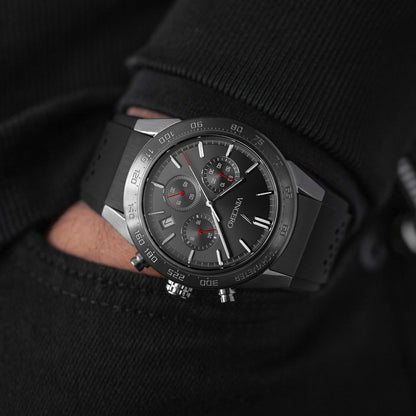 The Rogue - Gunmetal/Red — Vincero
